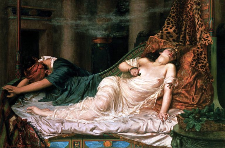 Pravdu o tom, jak Kleopatra skutečně zemřela, se již asi nedozvíme. Verze s hadem patří mezi ty oblíbené. Foto: Wikimedia commons - volné dílo