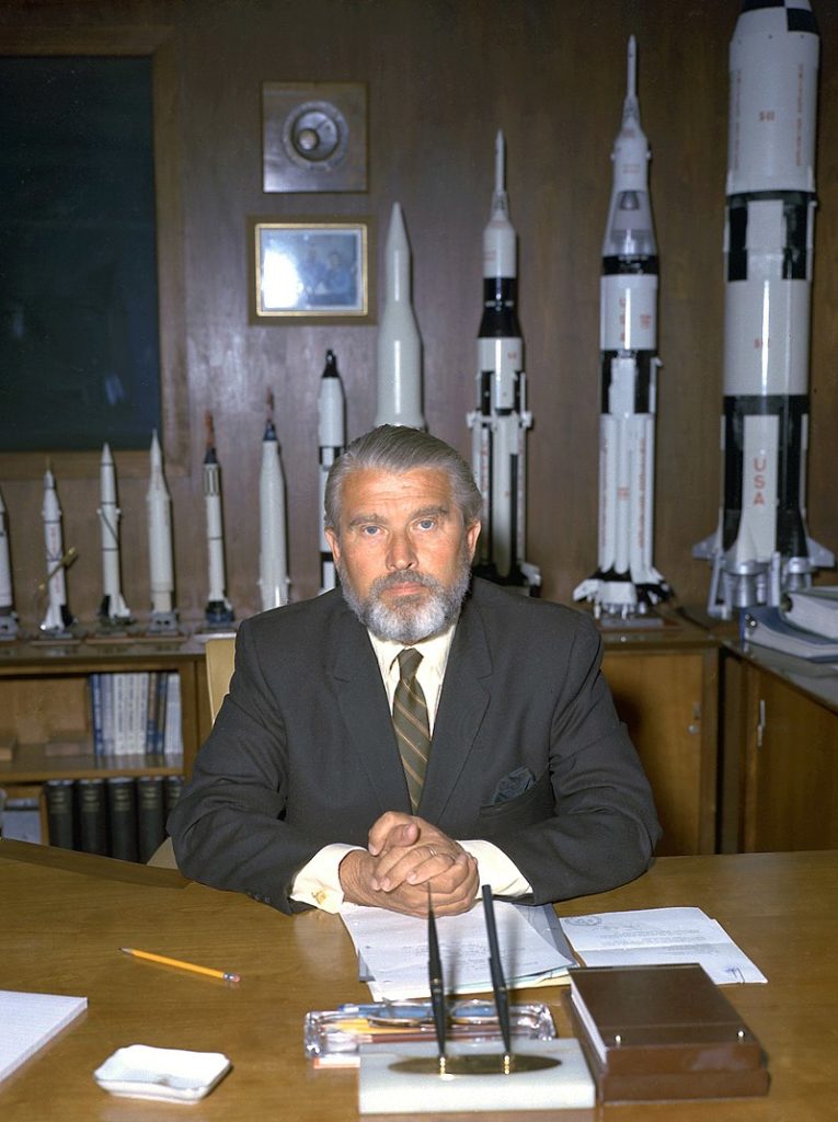 Wernher Von Braun, foto NASA / Creative Commons / Volné dílo