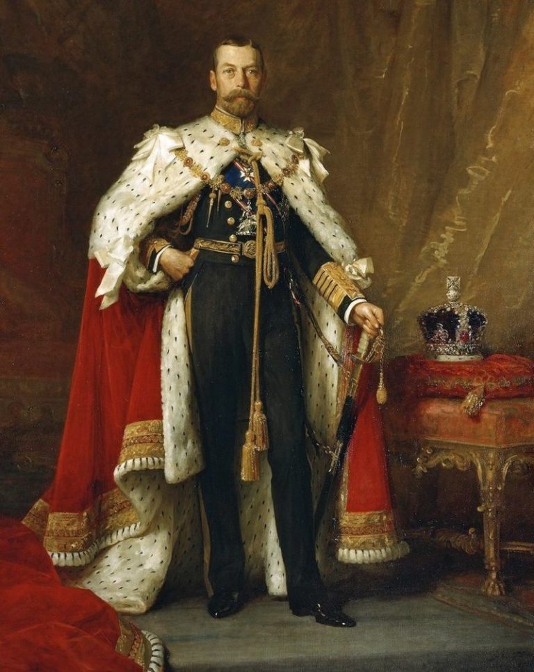 Anglický král Jiří V.