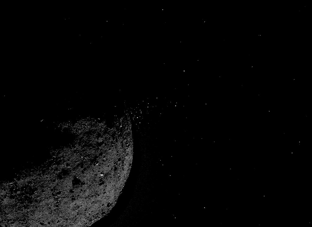 Bennu v lednu 2019, foto NASA/Goddard/University of Arizona/Lockheed Martin - OSIRIS-REx Asteroid Mission / Creative Commons / volné dílo