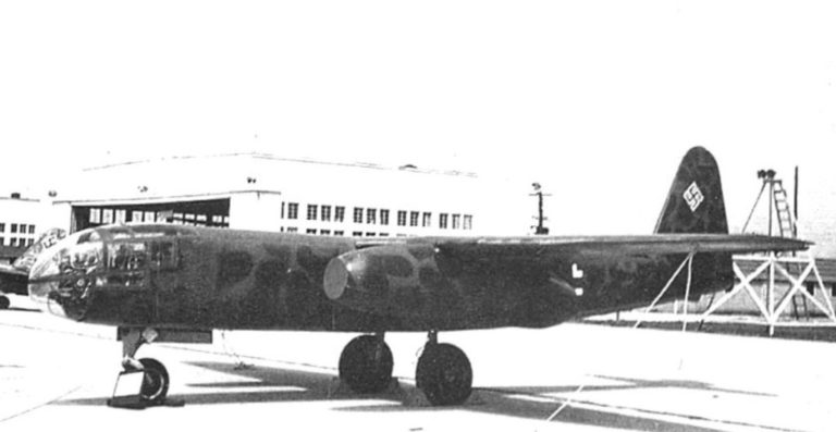 Firma Arado postavila první proudový bombardér světa. Zdroj foto: United States Army Air Forces, Public domain, via Wikimedia Commons