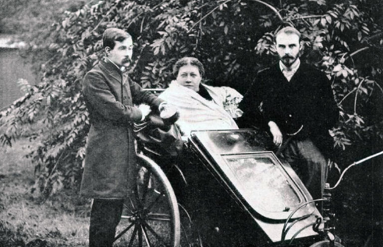 Helena Petrovna Blavatská krátce před svou smrtí v roce 1891
