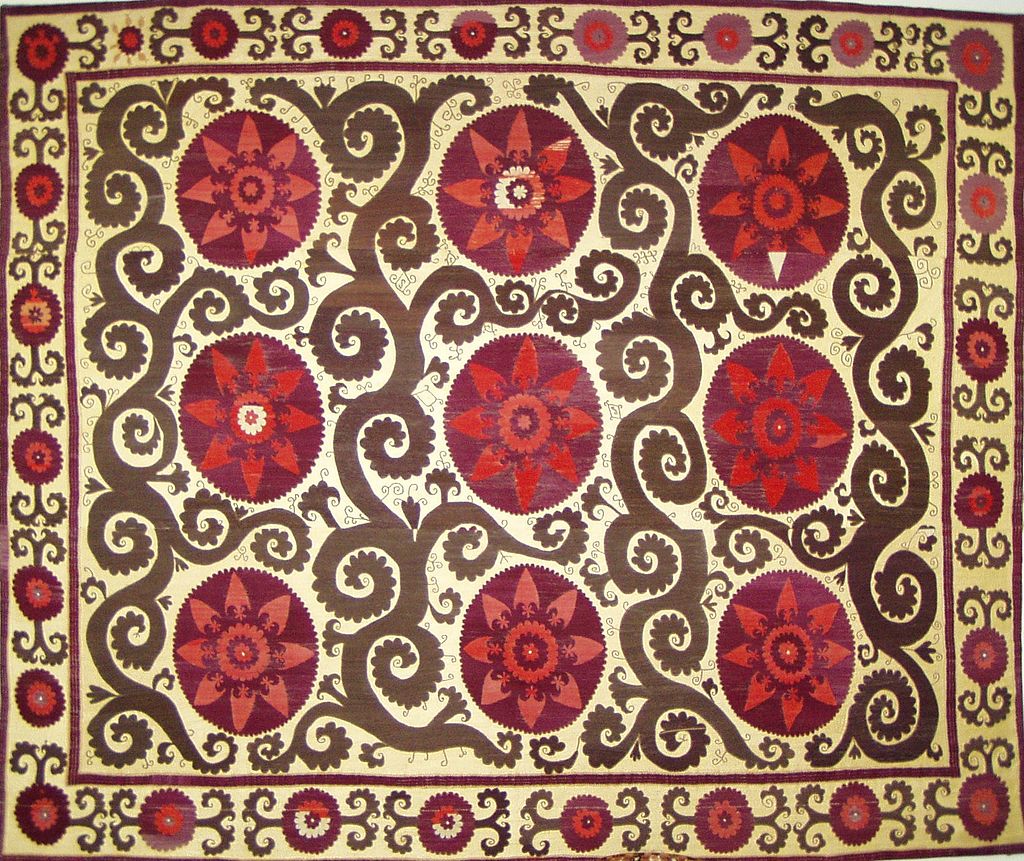 Tradiční taškentský koberec. FOTO: Sigismund von Dobschütz / Creative Commons/ CC BY-SA 3.0