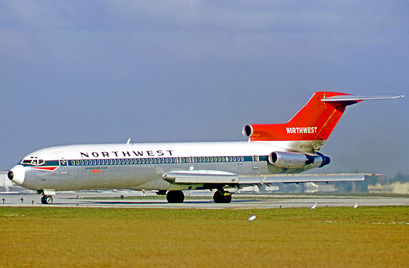 Boeing 727-200 společnosti Northwest Airlines. FOTO: RuthAS / Creative Commons / CC BY 3.0