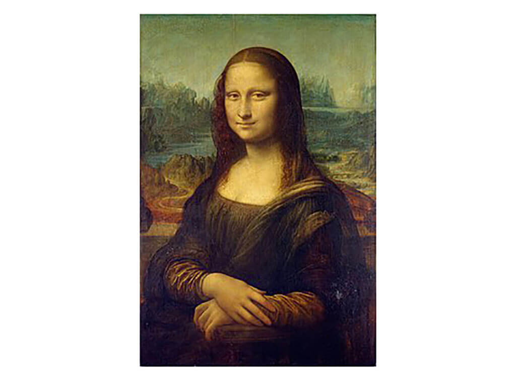 Mona Lisa. Nejslavnější obraz celé historie si můžete prohlédnout v Louvru v Paříži.