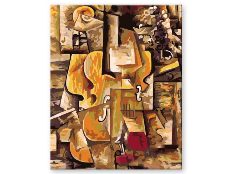 Typický vzhled Picassových kubistických obrazů