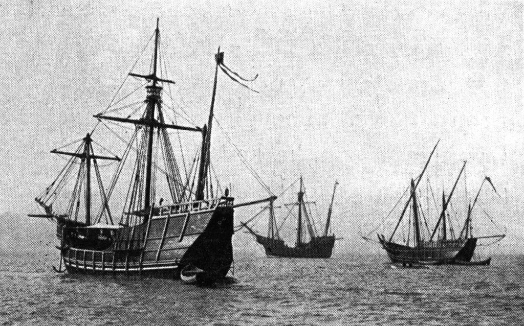 Repliky Kolumbových lodí, foto Andrews, E. Benjamin / Creative Commons / Volné dílo