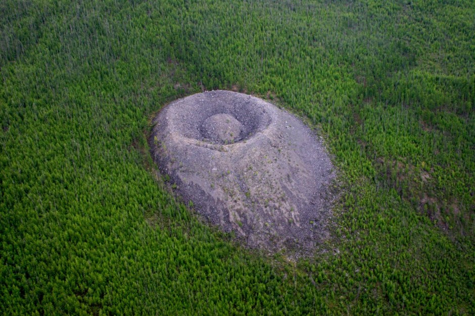 Patomský kráter. FOTO: Dmitri Semenov / Creative Commons / CC BY 4.0