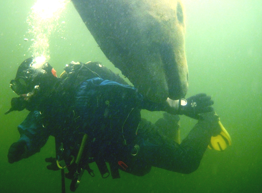 Jsou potápěči pod hladinou Gardského jezera v bezpečí? Foto autor
