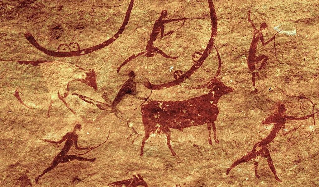Jeskynní malby v Alžírsku zobrazovaly tuto oblast tak, jak ji už neznáme. Plnou života a zdrojů potravy. Zdroj obrázku:  Gruban, CC BY-SA 2.0 , via Wikimedia Commons