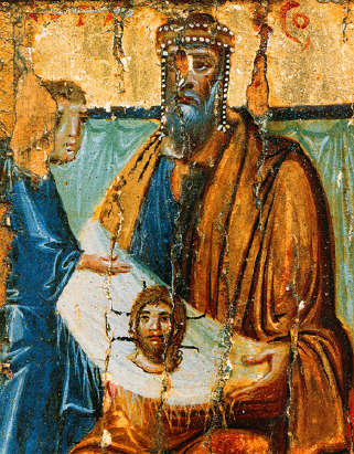 King Abgar dostává zázračné plátno, foto neznámý autor / Creative Commons / volné dílo