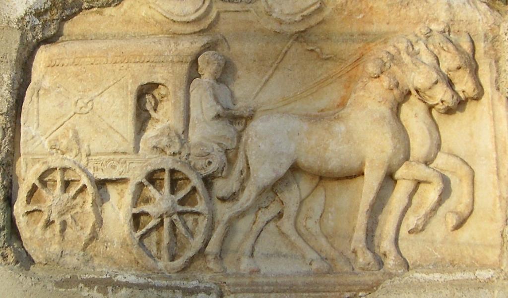 „Tirák“ starověké jantarové stezky: římský vůz. Zdroj foto: The original uploader was Binter at German Wikipedia., CC BY-SA 2.0 DE , via Wikimedia Commons

