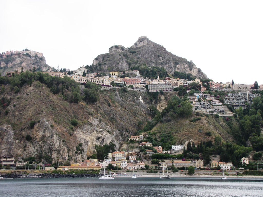 Taormina je populární sicilské letovisko. foto autor