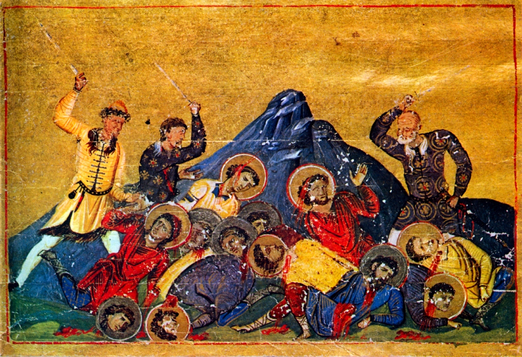 Chán Omurtag nařídil i vraždění křesťanů. Zdroj obrázku: Unknown authorUnknown author, Public domain, via Wikimedia Commons

