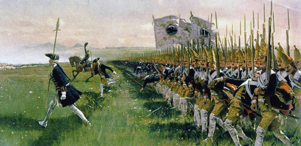 V podezření byli záškodníci pruské armády. Zdroj obrázku:   Carl Röchling, Public domain, via Wikimedia Commons

