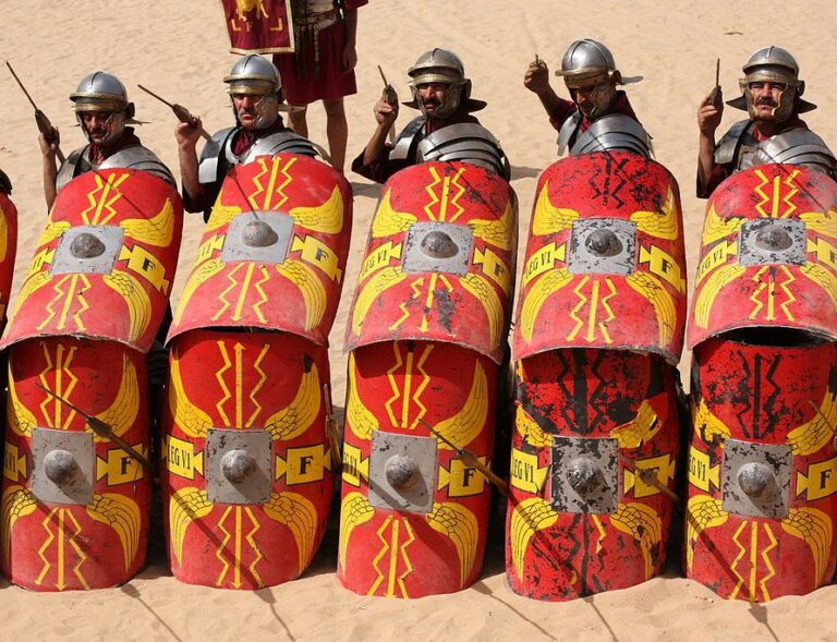 Římští legionáři byli obávanou a výborně vycvičenou vojenskou silou. Zdroj foto: yeowatzup, CC BY 2.0 , via Wikimedia Commons