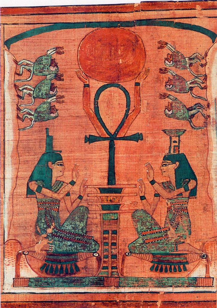 Egyptská kniha mrtvých byla jakýmsi bedekrem pro duše zemřelých. Úryvky z ní jsou nacházeny i na stěnách sarkofágů s mumiemi. Zdroj obrázku: n·e·r·g·a·l, Public domain, via Wikimedia Commons