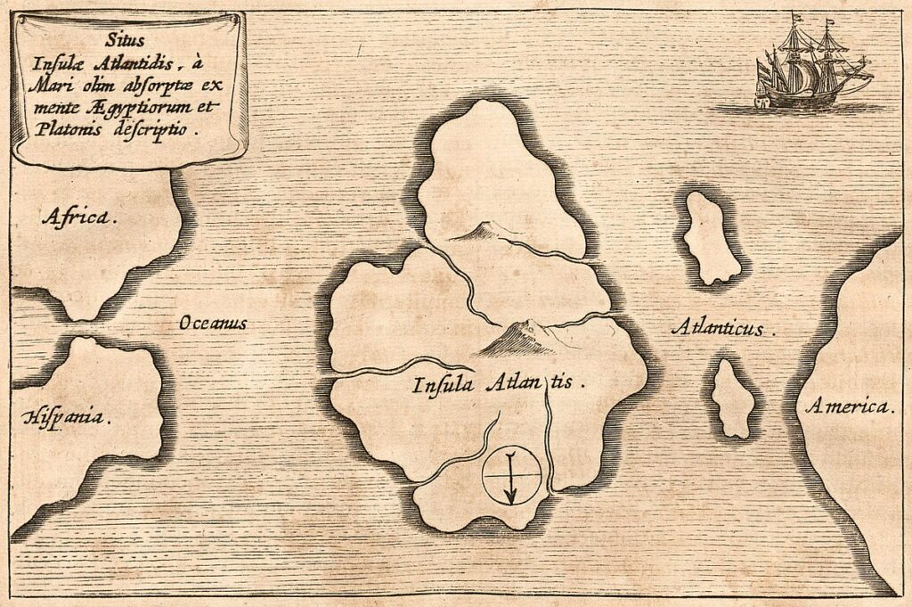 Dílo, jež započalo novodobý zájem o potopenou říši, vyšlo v roce 1882 pod názvem Atlantida, předpotopní svět. Foto: Sette-quattro / Creative Commons / CC-PD-Mark 