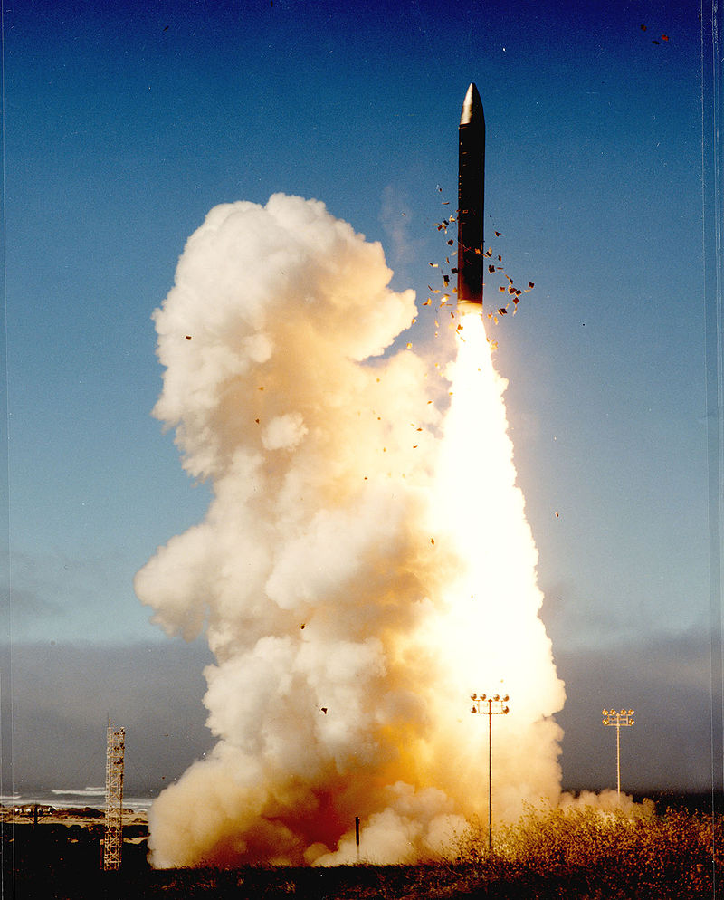 Americká mezikontinentální balistická raketa, foto neznámý autor / Creative Commons / volné dílo