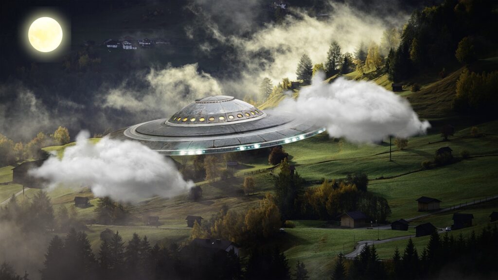 Na francouzském venkově před 41 let prý přistálo UFO, foto Pixabay