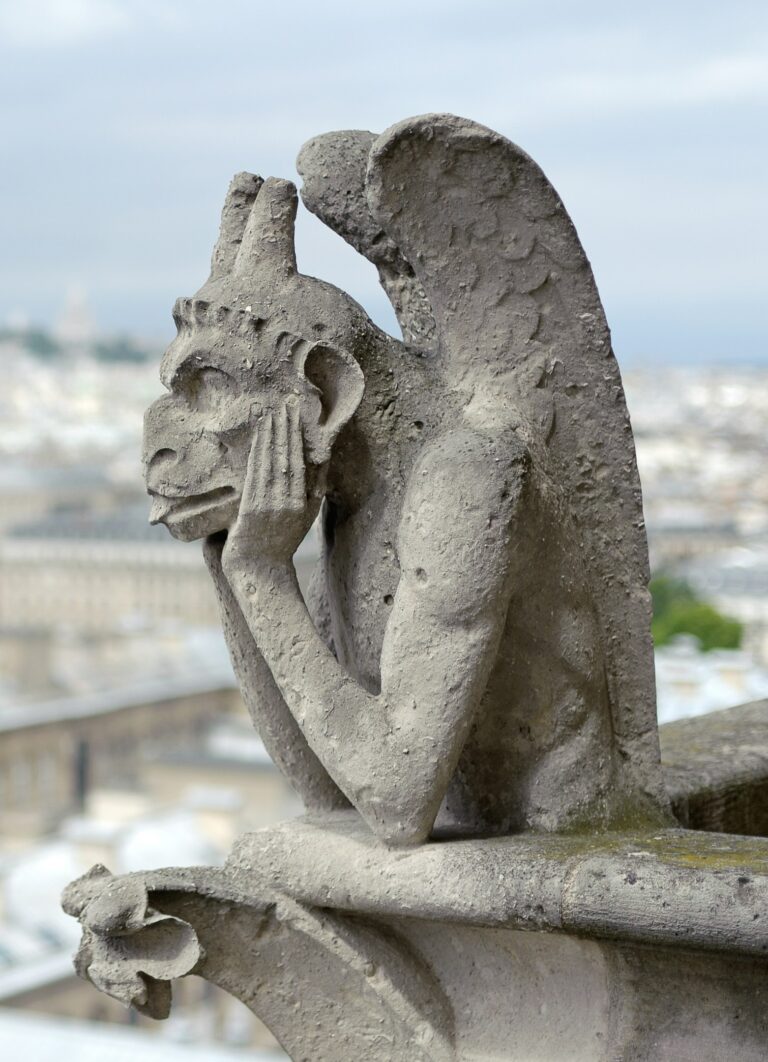 Jeden z chrličů na katedrále Notre-Dame. FOTO: Jawed Karim / Creative Commons / CC BY-SA 3.0