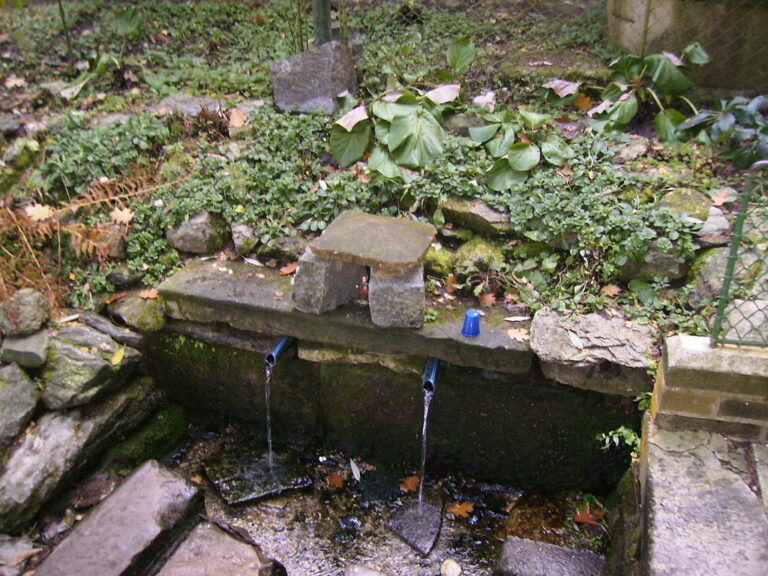 Pramen údajně léčivé vody. Zdroj foto: JAn Dudík, Public domain, via Wikimedia Commons