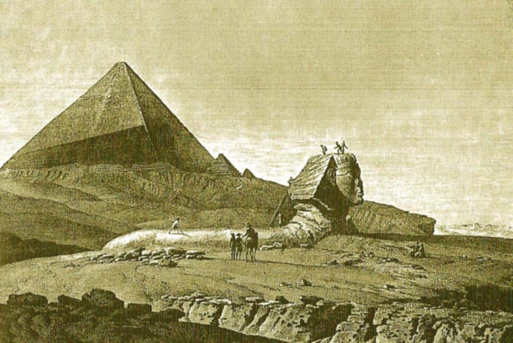 Tajemství pyramid vždy fascinovalo. Zdroj obrázku:  Vivant Denon, Dominique, Public domain, via Wikimedia Commons

