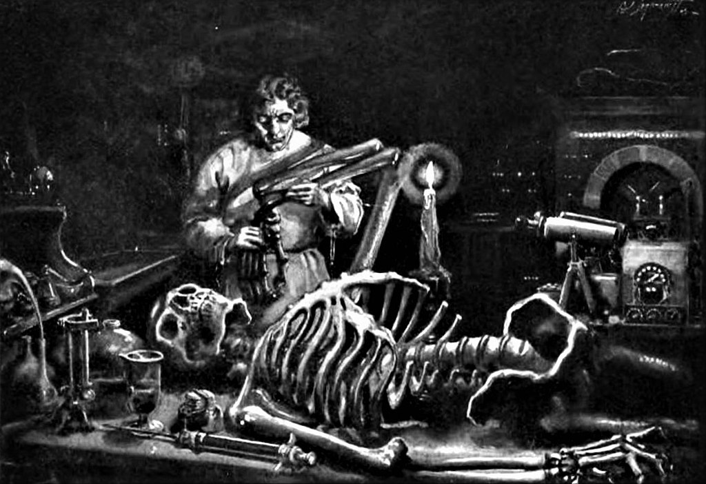 Hororové počasí roku 1816 se jistě podepsalo i na charakterových vlastnostech románového Frankensteina. Zdroj obrázku:  Mary Shelley, Public domain, via Wikimedia Commons
