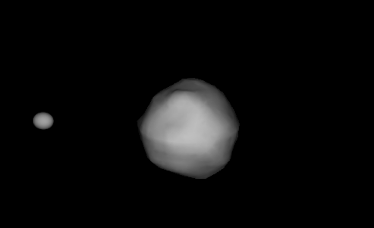 Model asteroidu. Foto: Creative commons/NASA/Volné dílo