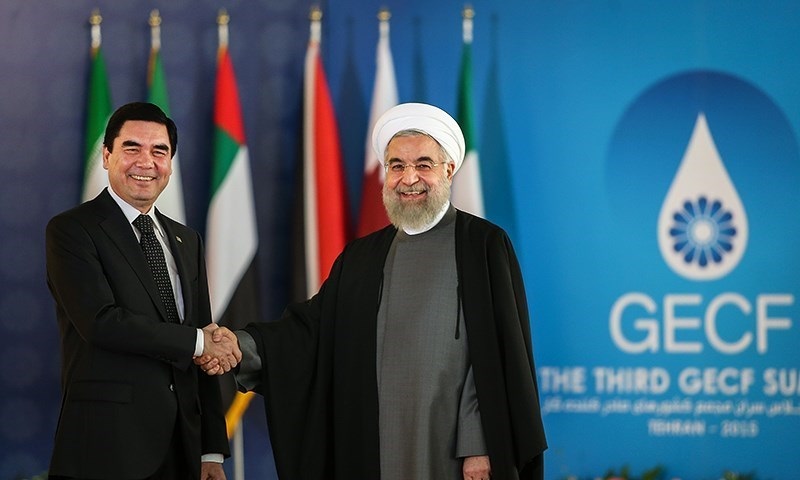 Turkmenský prezident Gurbanguly Berdymuchamedov (vlevo), foto Tasnim News Agency / Creative Commons / Volné dílo