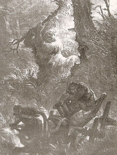 Lešij napadající poutníky. FOTO: Ivan Yizhakevych, Public domain, via Wikimedia Commons