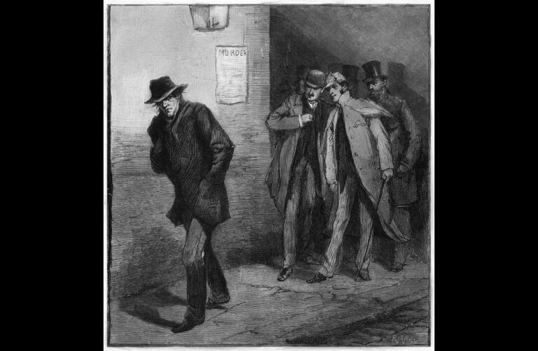 Ilustrace z londýnského tisku v roce 1888, Foto: R. Taylor / The Illustrated London News / Creative Commons / Public Domain