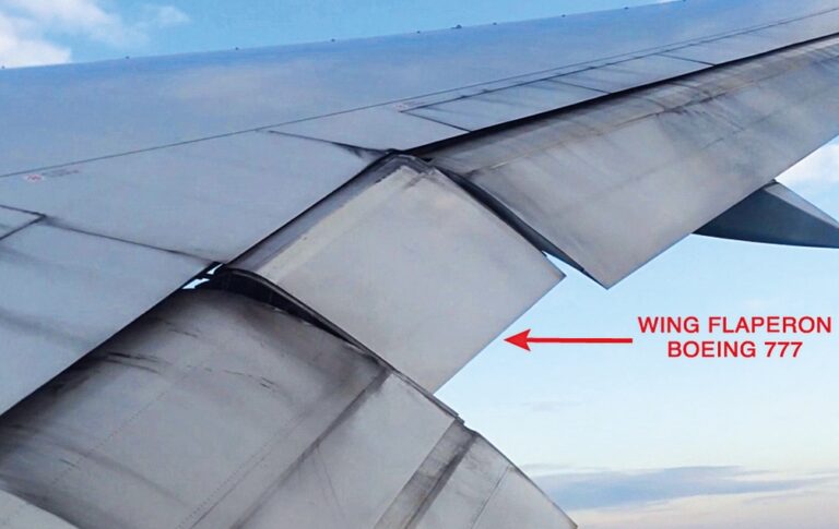 Měl Boeing 777 nějaké viditelné poškození?