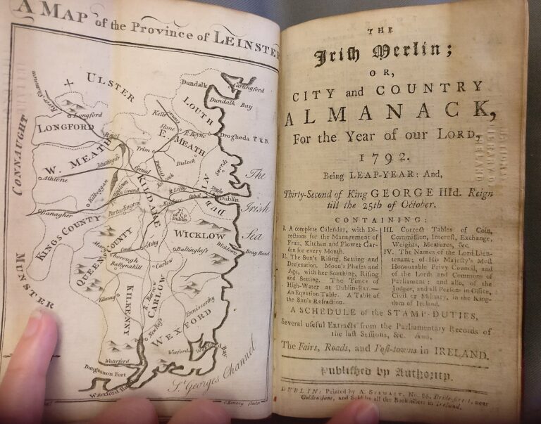 Vydání knihy Old Moore's Almanac z roku 1792. FOTO: Nicole Buckler / Creative Commons / CC BY-SA 4.0