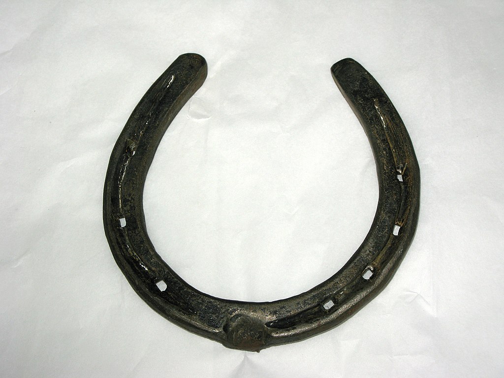 Podkovy  údajně nalezené na Černé hoře, byly nezvykle malé. Tak akorát pro mongolského koníka a nájezdníka v jeho sedle. Zdroj ilustračního obrázku: Auckland Museum, CC BY 4.0 , via Wikimedia Commons
