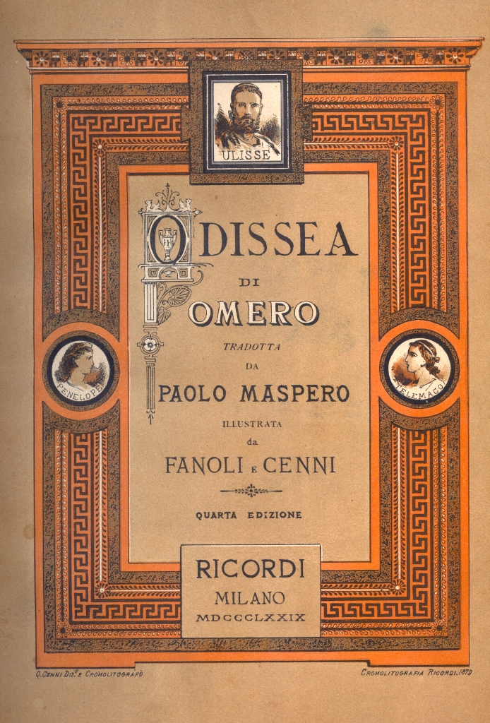 Eposy Ílias a Odysseia byly přeloženy do mnoha jazyků. Zdroj obrázku: Quinto Cenni (il·lustrador) (1845 - 1917), Public domain, via Wikimedia Commons