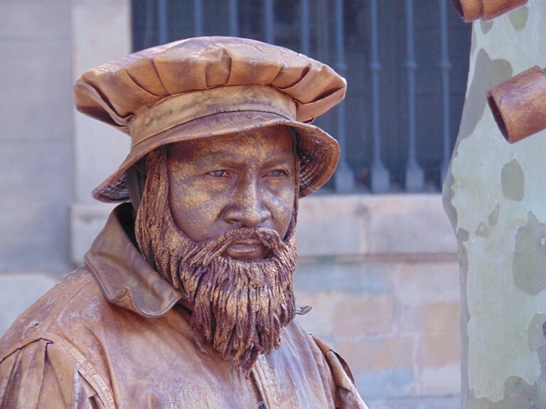 Galileo Galilei je stále populární osobností. Živá socha slavného vědce v ulicích španělské Barcelony. Zdroj foto: Nicholas Gemini, CC BY-SA 4.0 , via Wikimedia Commons