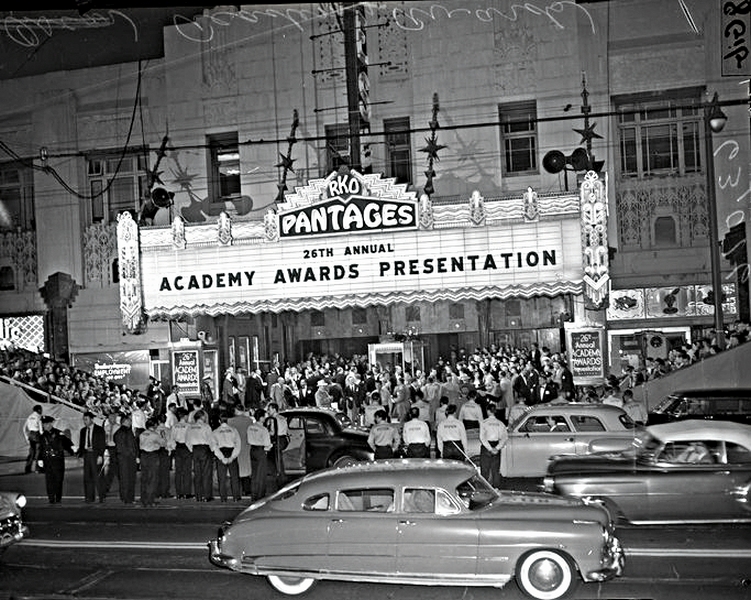 Pantages v Hollywoodu, dobová fotografie
