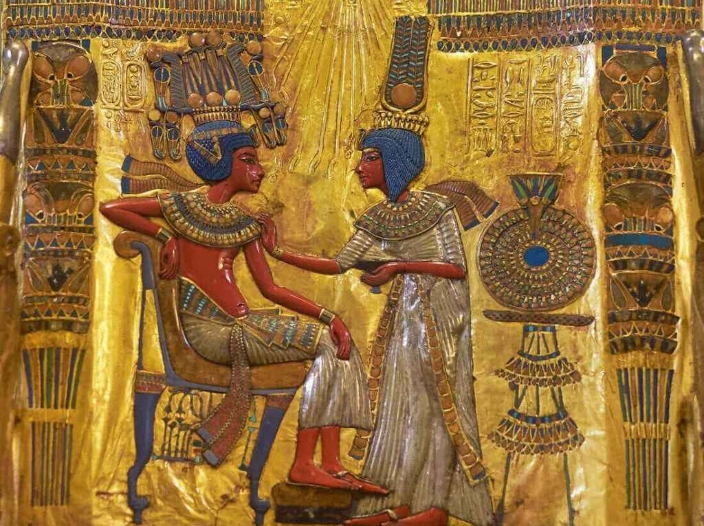 Tutanchamon s manželkou, foto Abo Rashad / Creative Commons / CC BY-SA 4.0 