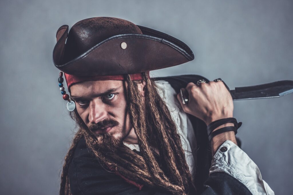 V mladším věku se Parfitt plavil po mořích jako pirát, foto Pixabay