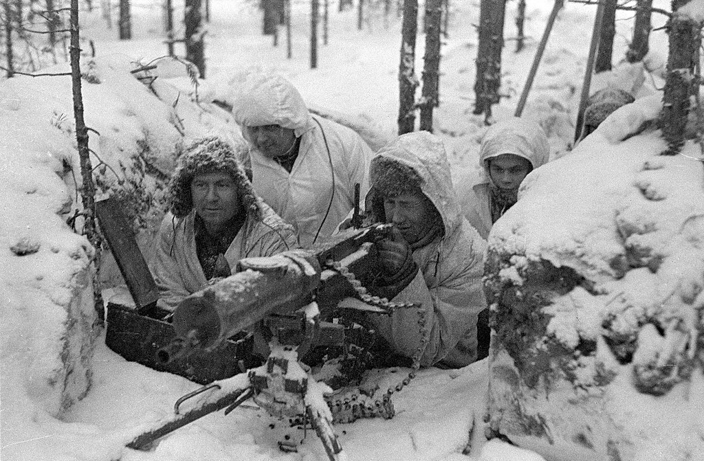 Boje zimní války mezi Finskem a Sovětským svazem probíhaly v extrémních klimatických podmínkách. Zdroj foto:   Military Museum of Finland, Public domain, via Wikimedia Commons