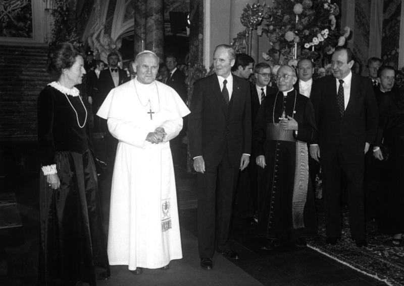 Pio předpověděl zvolení Jana Pavla II. Papežem, foto Bundesarchiv, B 145 Bild-F059406-0011 / Wegmann, Ludwig / Creative Commons / CC-BY-SA 3.0 