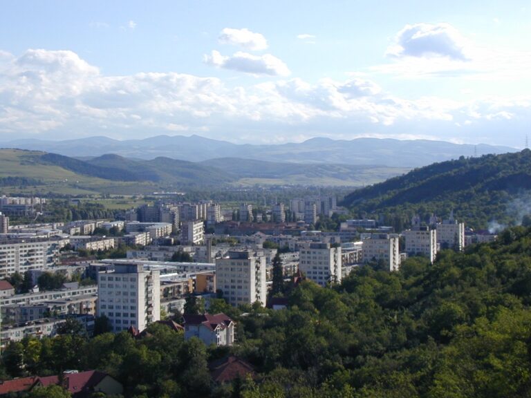 Pohled na město Kluž a les Hoia - Baciu. FOTO: Roamata - Vlastní foto / Creative Commons / Public Domain