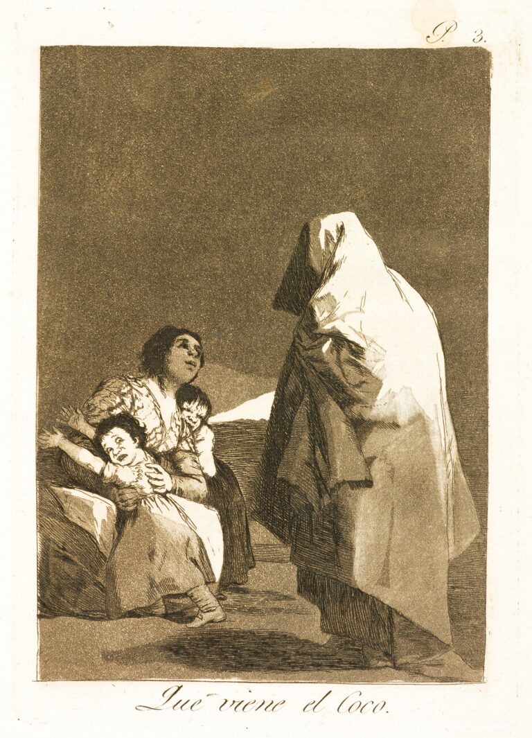 Znázornění Coco; zdroj: Francisco de Goya