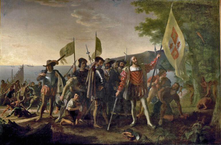 Ponce de Leon začínal v posádce Kryštofa Kolumba, Později sám vedl několik výprav. FOTO: John Vanderlyn, Public domain, via Wikimedia Commons