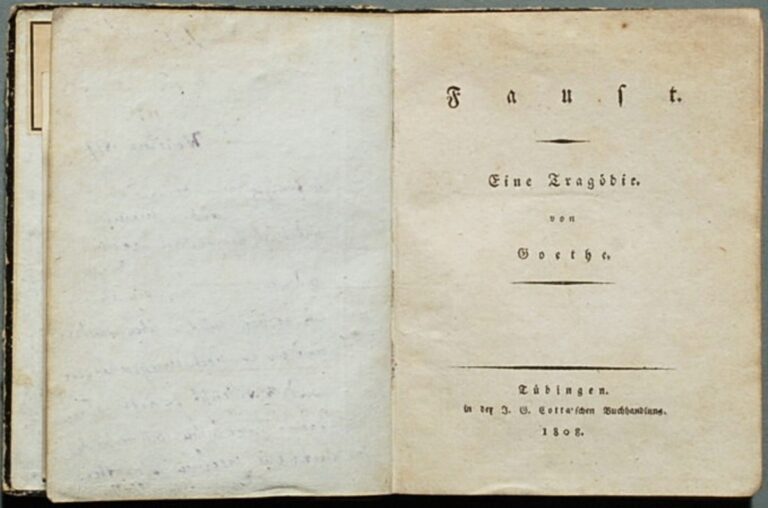 Zážitek se záhadným světlem prý Goethe využil i ve veršovaném dramatu Faust. Zdroj obrázku: Wikimedia: Foto H.-P.Haack, CC BY-SA 3.0 <https://creativecommons.org/licenses/by-sa/3.0>, via Wikimedia Commons