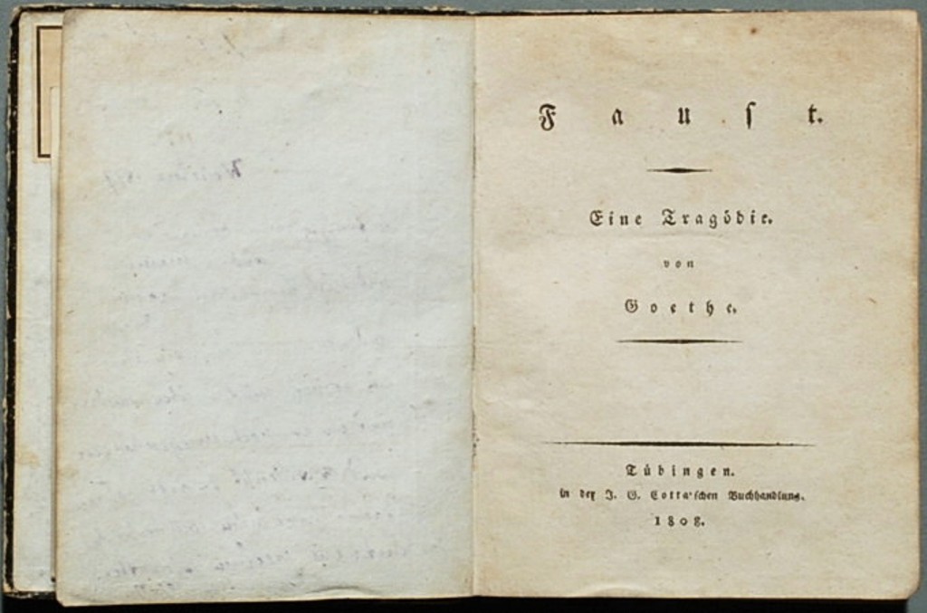 Zážitek se záhadným světlem prý Goethe využil  i ve veršovaném dramatu Faust. Zdroj obrázku:   Wikimedia: Foto H.-P.Haack, CC BY-SA 3.0 , via Wikimedia Commons