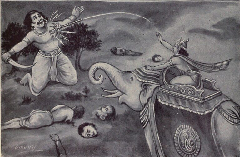 Važdru Indra vrhal na své nepřátele, foto Ramanarayanadatta astri / Creative Commons / Volné dílo