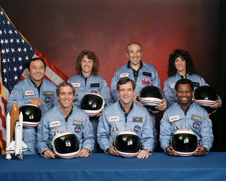 Posádka raketoplánu Challenger. FOTO: neznámý autor / Creative Commons / volné dílo