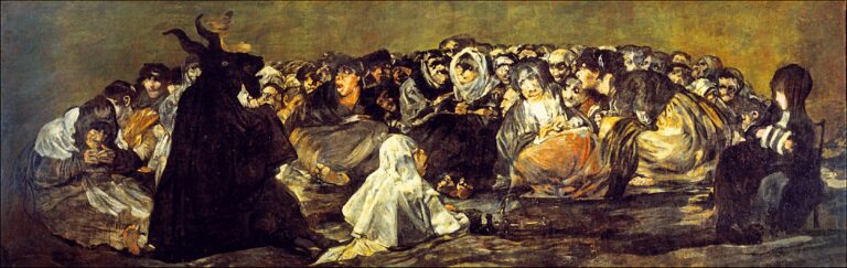 Znázornění čarodějnic; Goya